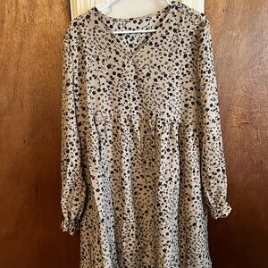 Floral Long Sleeve Dress